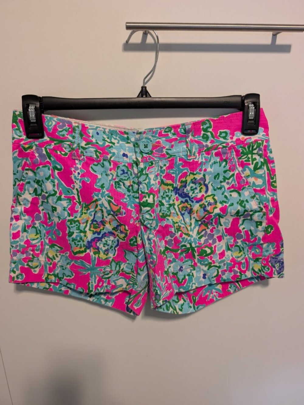 Lilly Pulitzer Pop Pink Southern Charm Callahan Shorts - 0